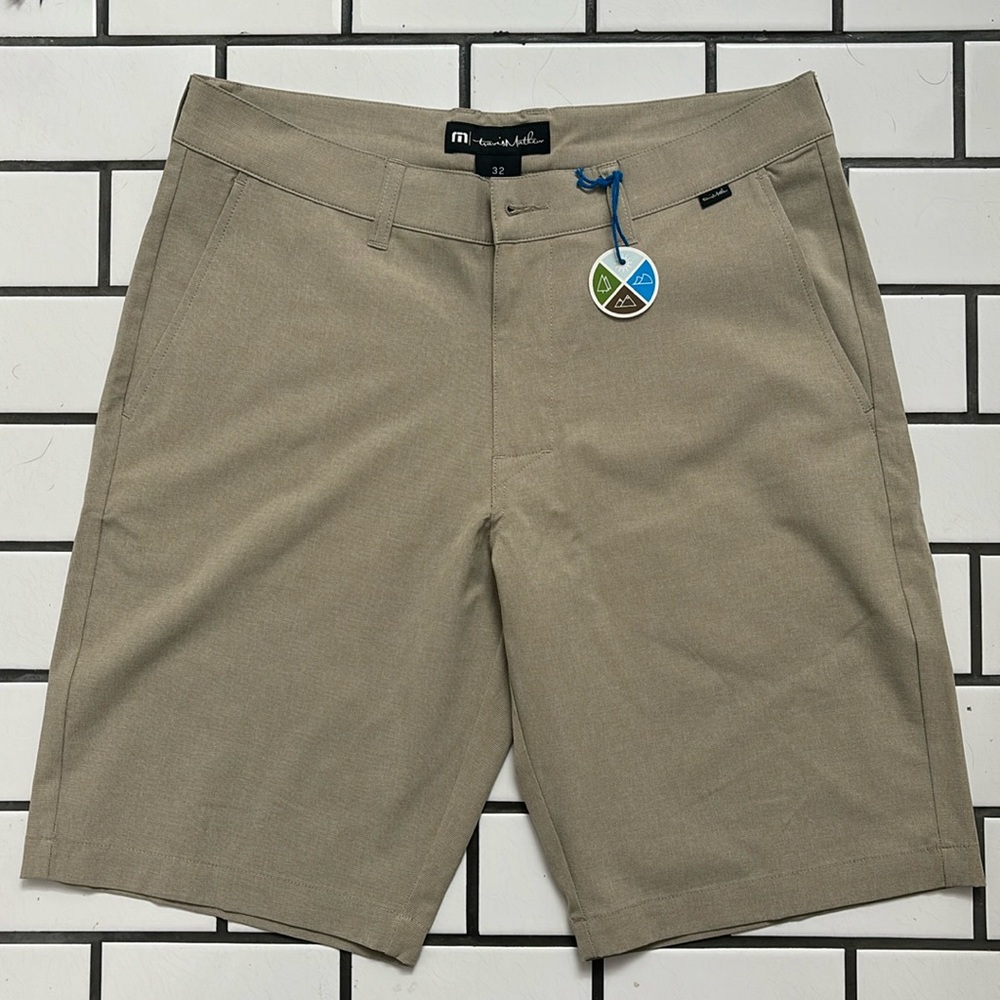 Travis Mathew Chino Golf Shorts Performance Stretch Mens Size 32